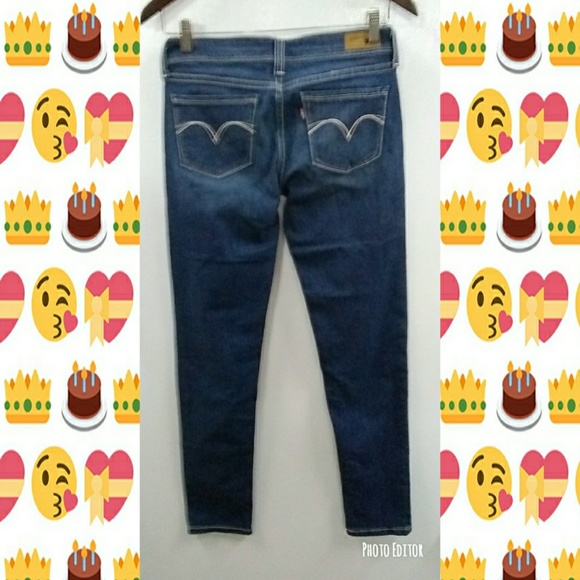 LEVI'S DEMI-CURVE LOW RISE SKINNY JEANS 5/27 - Picture 3 of 3